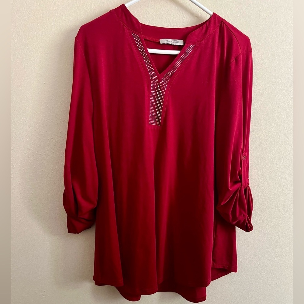 Women’s Sparkle Work Blouse